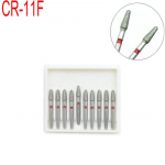 10 vnt 1,6 mm Dental Diamond FG didelės spartos kapos, skirtos poliravimui, lyginamajam odontologijos instrumentui CR-11F