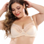 Ploni kau&scaron;eliai liemenėlės moterims su viela Sexy Lace Lingerie Didelio dydžio apatinis trikotažas 38D-48 D taurė 105D