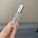 10 ml ne&scaron;iojamas kelioninis kvepalų pur&scaron;kiklis mažas buteliukas, pakartotinai užpildomas dezinfekavimo pur&scaron;kalas 2.3*9.3CM sidabras
