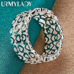 925 Sterling Silver Love Heart 7 8 9 10 Žiediniai papuo&scaron;alai 9#