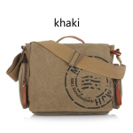 Vyri&scaron;ki senoviniai pasiuntinių krep&scaron;iai Drobiniai pečių krep&scaron;iai mada Crossbody Bag Kelioninė rankinė chaki