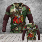 Kaukolės armijos veteranų 3D spausdinimas su užtrauktuku, džemperis, vyri&scaron;kas megztinis, megztinis su gobtuvu, džersis, sportiniai kostiumai