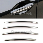 I&scaron;orinis durų rankenos dangtis BMW 5 serijos 5GT F10 F07 2011 2012 2013 2014 2015 Nerūdijančio plieno liejimas white