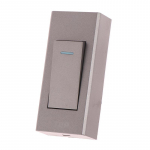 1 vnt., 1 grupė, 2 krypčių pavir&scaron;inio montavimo jungiklis, pakabinamas, montavimas prie lovos įjungimas/i&scaron;jungimas valdymo lempos skydelio sieninio ap&scaron;vietimo jungiklis pilka spalva