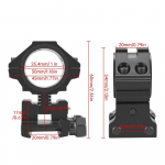 20 mm 25,4/30 mm vertikalaus vamzdžio auk&scaron;čio reguliuojamas laikiklis