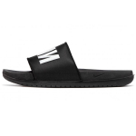 Nike Offcourt Slide juodi balti vyri&scaron;ki sportbačiai BQ4639-012 40