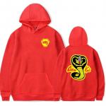 Nauji rudeniniai Cobra Kai džemperiai su gobtuvu, unisex, Harajuku hiphopo stiliaus, kasdieniai, flisiniai, rudeniniai žieminiai, užtraukiami, gatvės drabužiai L