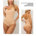 Moteri&scaron;kas besiūlis figūrą formuojantis bikini T formos kombinezonas, liemens kontrolė, pilvo kontrolė, korsetas su petne&scaron;ėliais, S-3XL bodis L