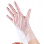 100 vnt/dėžutė Maisto klasės vienkartinės TPE skaidrios pir&scaron;tinės Daugiafunkcinės buitinės i&scaron;traukiamos sutir&scaron;tintos vienkartinės guminės pir&scaron;tinės