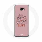 Coque pour Samsung Galaxy A8 2016 Elite Saison 5 Affiche personnages Fanart Logo