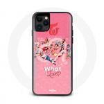 Coque pour Iphone 13 Mini TWICE Logo Rouge Affiche What Is Love