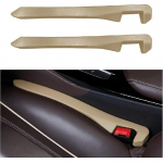 2 PCS Car Seat Gap Filler, Leather Seat Gap Plug to Fill The Gap Between Seat & Console, Seat Crevice Blocker Stop Things from Dropping,