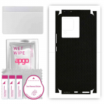 apgo Protective Skin Sticker for the back+sides compatible with Vivo iQOO Neo6, Full Wrap Film, Foil, Vinyl - Pattern Matrix