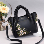 Odinės Gėlės Rankinės Moteri&scaron;kos Rankinės Dizainerio Rankinės Moteri&scaron;ka Pečių Crossbody Messenger Bag gray