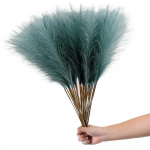 Yousheng 20 vnt. imitacinis augalas be laistymo tikrovi&scaron;kas 55 cm dirbtinis pampas, žolė, žalias augalas, dekoravimas namų dekoru &scaron;viesiai violetinė spalva