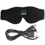 Muzikinė akių kaukė Miego ausinės 3D Bluetooth belaidis &scaron;e&scaron;ėliavimas Miegančios kelionės meditacija