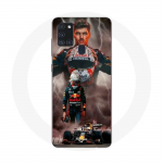 Coque Maniacase pour Samsung Galaxy A21s verstappen &eacute;clair Formule 1 Casque F1