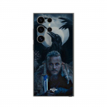 Coque Samsung Galaxy S24 Ultra Vikings ragnar lothbrok corbeau Maniacase