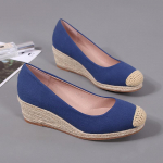 Loafers Plei&scaron;tai Espadrilės Moterims Siurbliai Laisvalaikio užsegami batai Moterims Patogus vaik&scaron;čiojimas Eleganti&scaron;ki batai su kulnais Zapatos De Damas Elegantes 34 juoda