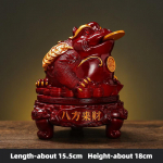 Auksinė rupūžė Turto pritraukimo Dekoracija Rankdarbiai Svetainė Vyno spintelė TV spintelė Atidarymo dovanos Kini&scaron;ko stiliaus ornamentai auksas