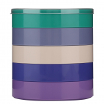 5 sluoksnių laikrodžių dalių laikymo dėžutės laikrodžio įrankiai, skirti varžtų komponentų judėjimo aparatūros dalims(Kvadratas)