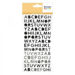 Alphabet autocollant en PVC - Argent&eacute;