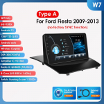 Hizpo 2din Android automobilinis radijas Ford Fiesta 2009 - 2017 automobiliui, multimedijos vaizdo grotuvas, GPS navigacija, pagrindinis įrenginys, CarPlay, 4G, WIFI, i&scaron;manusis DVR, DSP W7 AB 8Core 6G 128G AI
