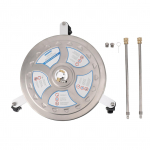 16 colių slėginis plovimo įrenginys su nerūdijančio plieno daugiafunkciu pavir&scaron;ių valikliu