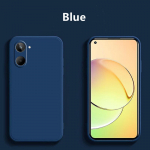 Dėklas Realme 10 Pro / Realme 9 10 Pro Plus, atsparus smūgiams, mink&scaron;tas skystas silikonas, pilnas telefono galinis dangtelis Realme 10 Pro Realme 10 4G mėlyna