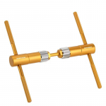 Dviračio BSA sriegio dugno guolio sriegimas BC 1.37X24 TPI Didelio stiprumo plieno įrankis MTB plento dviračio rėmo BB sriegio sriegiklis Remonto įrankiai auksas