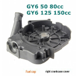 GY6 Variklio karterio alyvos įpylimo dangtelis ir magneto &scaron;oninis dangtelis 48cc, 125cc, 150cc motoroleriams 50/80cc (630g)