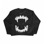 Unisex Hip Hop Streetwear Megztas Megztinis Vyrams Gotikinis Portreto Spaudinys Puloveris Ruduo Harajuku Megztinis Moterims Didelio Dydžio Megztinis XXL