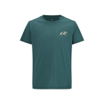 Li Ning Stalo Teniso Serijos Logotipas Atspausdintas Kvėpuojantis Drėgmę I&scaron;garinantis Kasdienis Sportinis Trumpomis Rankovėmis Mar&scaron;kinėlis Unisex Vir&scaron;us Ra&scaron;alo Žalias ATSV607-3 XXL