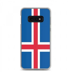 Telefono dėklas - Samsung - Galaxy S10e - Islandijos vėliava - Mink&scaron;tas - Daugiaspalvis