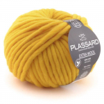 Grosse laine m&egrave;che Extra Wool 321 Jaune 100% Laine geltona