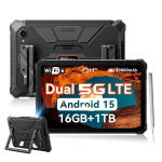 Blackview Active 12 Pro Atsparūs plan&scaron;etiniai kompiuteriai Android 15 11 colių 12 GB 256 GB/16 GB 1 TB Plan&scaron;etinis kompiuteris 30000 mAh 90 Hz 16GB+1TB only tablet juoda