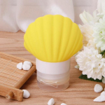 40/90ML Buteliukas Silikoninis Kosmetinis Buteliukas &Scaron;ampūno Laikymo Buteliukai Mink&scaron;tas Ne&scaron;iojamas Conchas Flakonas Ta&scaron;kinis Buteliukas Kelionėms 40ml