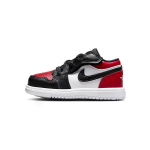 Air Jordan 1 Low ALT TD Bred Toe Kūdikių sportbačiai Sportinė raudona Balta Juoda CI3436-612 23.5