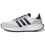 Adidas Run 70s Balti Juodi Pilki Vyri&scaron;ki Sportbačiai Cloud-White Core-Black Dash-Grey GY3884 40⅔