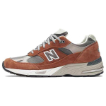 New Balance 991 Pagaminta Anglijoje Glazūruoti Vyri&scaron;ki Sportbačiai Rudo Sekvojos Sakalo M991PTY 40.5
