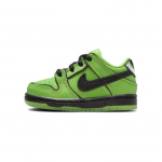Galingosios mergaitės x Nike Dunk Low Pro SB QS TD Sviestagėlė Kūdikio sportbačiai Žali Vidutini&scaron;kai žali Juodi FZ8831-300 25