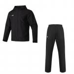 Under Armour Universalus treniruočių lengvas greitai džiūstantis ilgomis rankovėmis džemperis su gobtuvu ir vidutinio auk&scaron;čio ilgos kelnės laisvalaikio sportinis komplektas 23600401-001+21500737-001 S