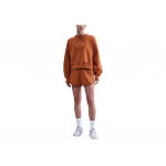 Nike Court Heritage Phoenix Fleece Oversized Logo Letter Crewneck Sweatshirt Moteri&scaron;kas džemperis HJ8989-246 L