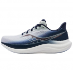 Saucony Triumph 23 Wide Madingi Patogūs Amortizuojantys Kvėpuojantys Bėgimo Bateliai Unisex Bėgimo Bateliai Mėlyni S31024-557 36