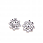 glammuse Gėlės Auskaras silver
