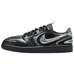 Jordan Air Jordan 1 žemi krep&scaron;inio/riedlenčių batai Moteri&scaron;ki Juodi Jordan HQ2186-001 36 juoda