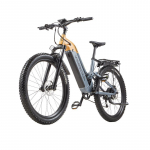 KIMDYMA K02 48V 20AH elektrinis dviratis suaugusiems 27,5 colio riebios padangos elektrinis dviratis su sukimo momento jutikliu ir hidrauliniais stabdžiais (unisex/vyrams/moterims)