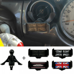Universalus Mini One Cooper S R53 R50 R52 Automobilinio telefono laikiklis Oro ventiliacijos telefono laikiklio priedai JCW A