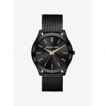 Michael Kors Slim Runway tinklelio juodo atspalvio laikrodis MK8607 juoda