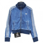 adidas Adicolor Džinsinis sportinis džemperis Indigo Džinsas JD2570 Moterims XL mėlyna